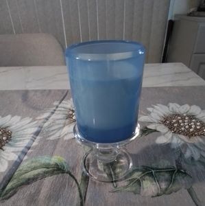 Pier 1 Blue Chamomile 8 oz Boxed Soy Candle.  NWT